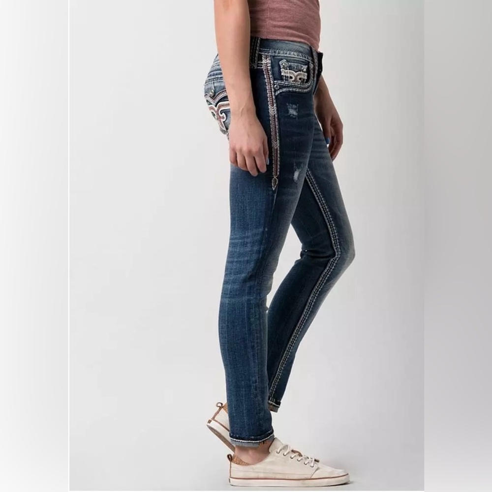 Rock Revival Dianeya Ankle Skinny Jeans, Women’s size 28 - Picture 5 of 14
